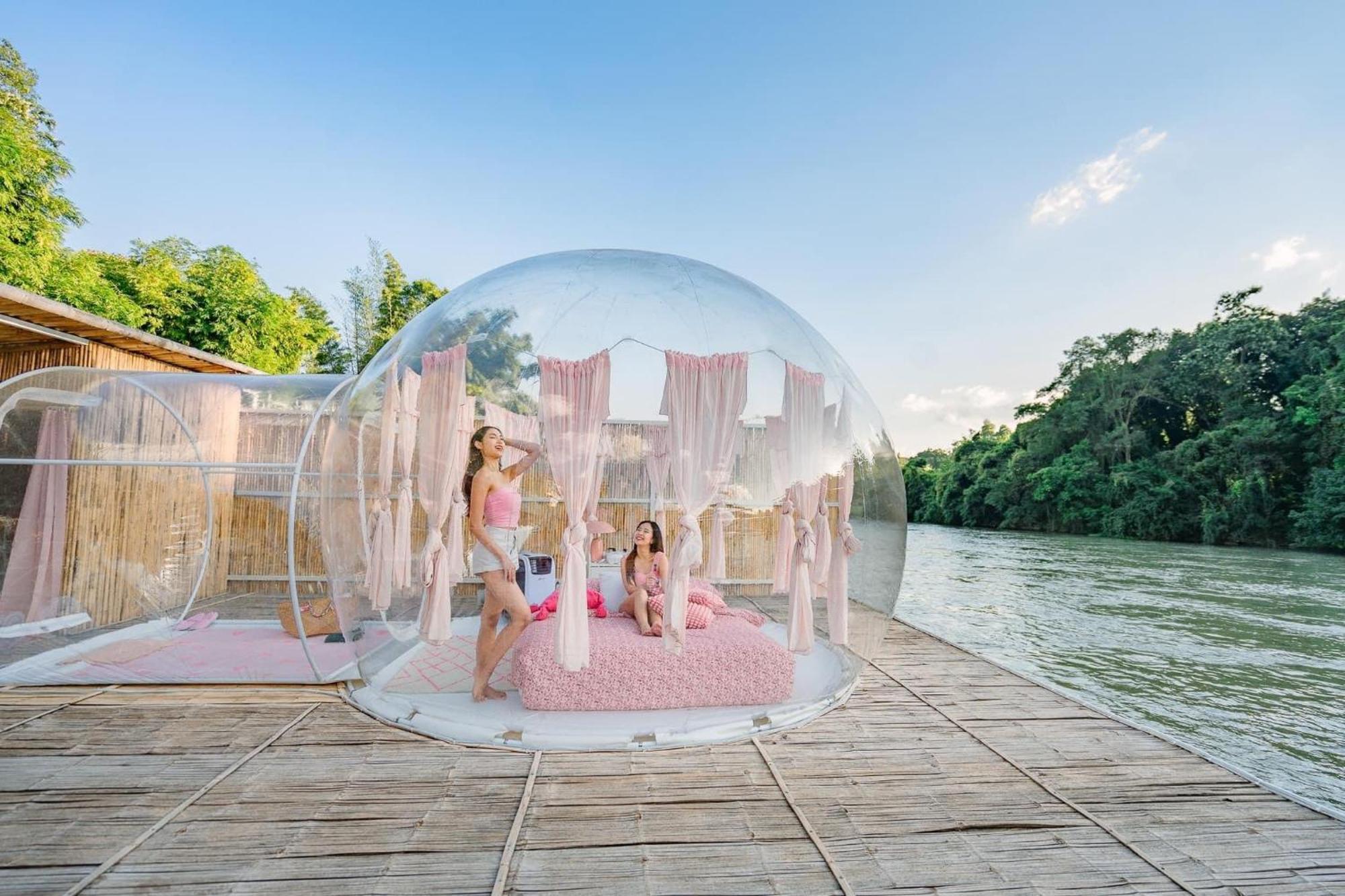 The Three Bubble Houses Sai Yok Luaran gambar